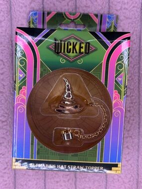 Wicked Themed Hat Straw Topper
